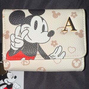 🎉Mickey Mouse Wallet with Initial A🎉